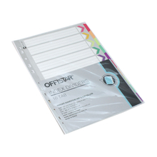 10PK file dividers with pet tab