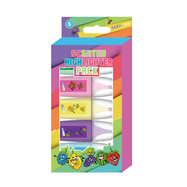 5PK Scented Mini Highlighters